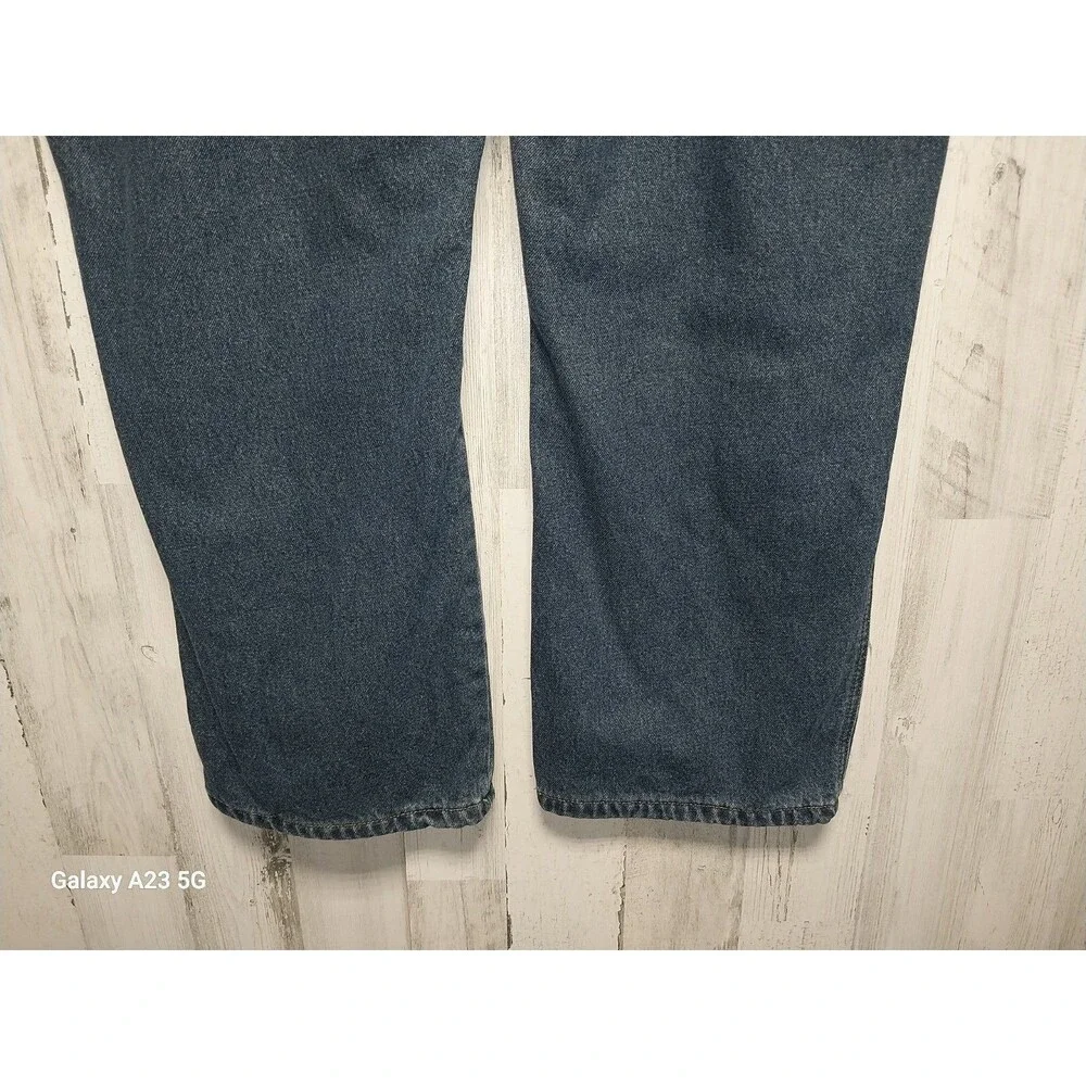 Red Head Flannel Lined Jeans Dark Blue Color Size 44x30 (46x31 Actual)